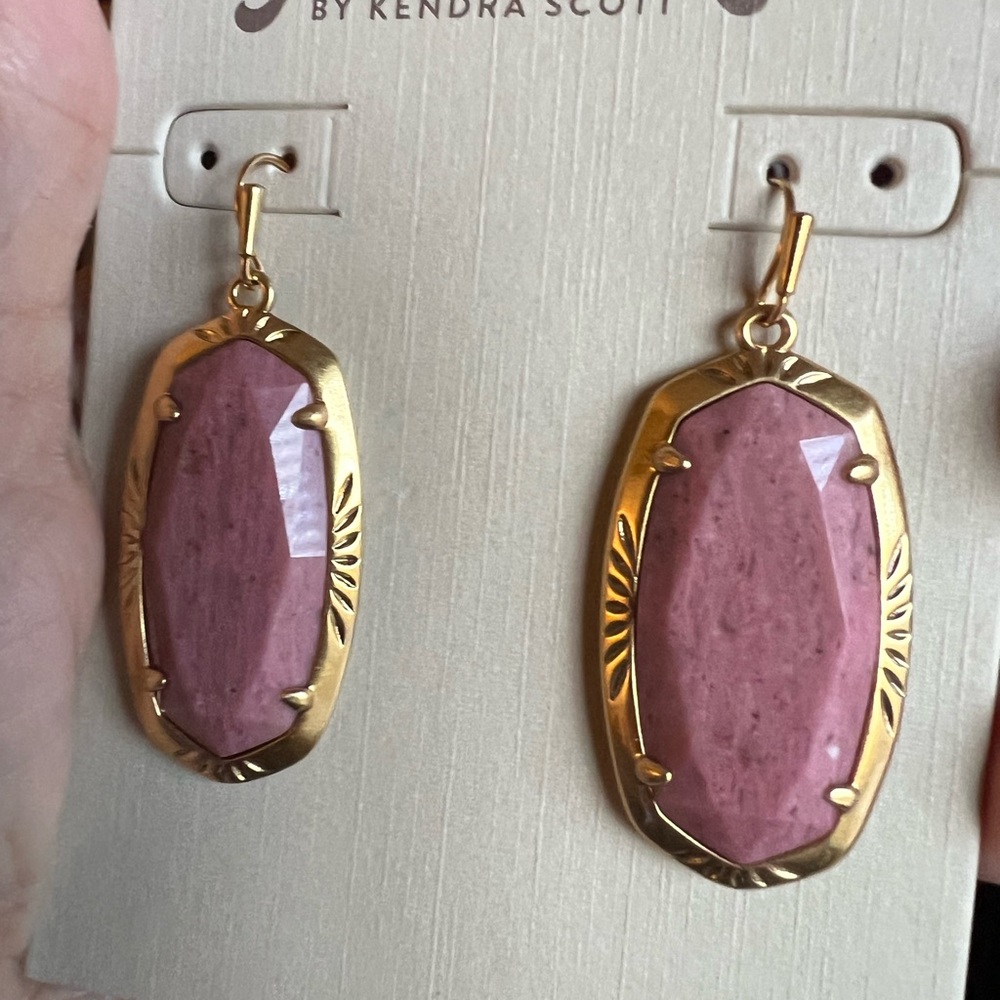 Kendra Scott Yellow Rose Elle NWT - Picture 2 of 2